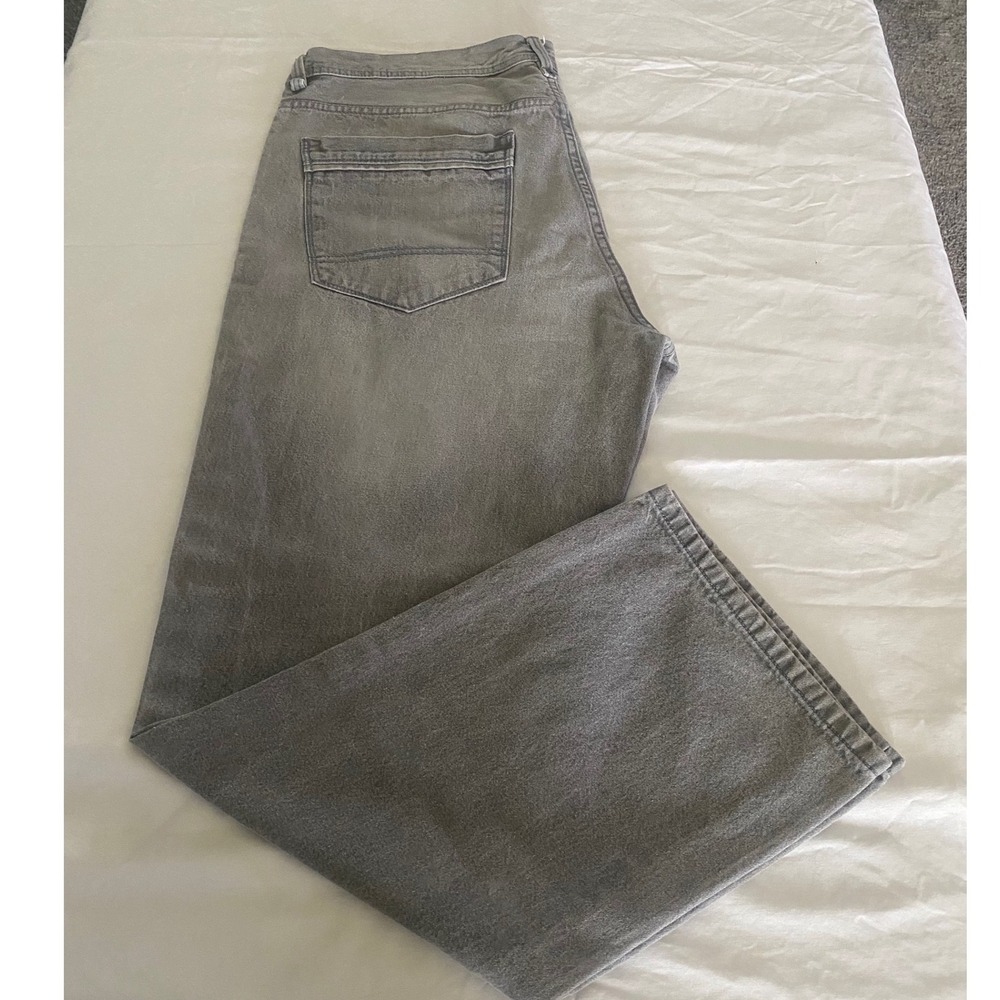 Sean John Relaxed Hamilton Grey Denim Jeans Mens 36 Relaxed Fit Pants